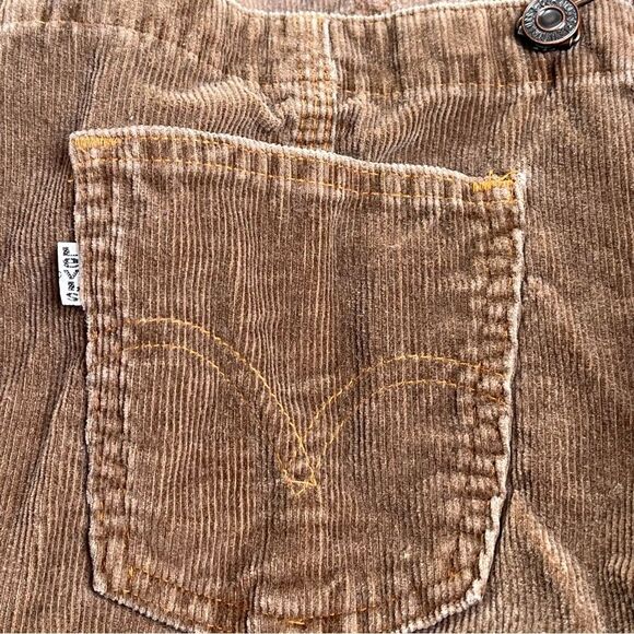 VTG 70’s Corduroy Flared Women’s LEVIS Bib Overalls 29W *SOLD* - Picture 9 of 16